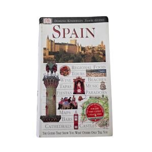 DK Spain Eyewitness Travel Guide Hardcover Book Dorling Kindersley Maps Photos
